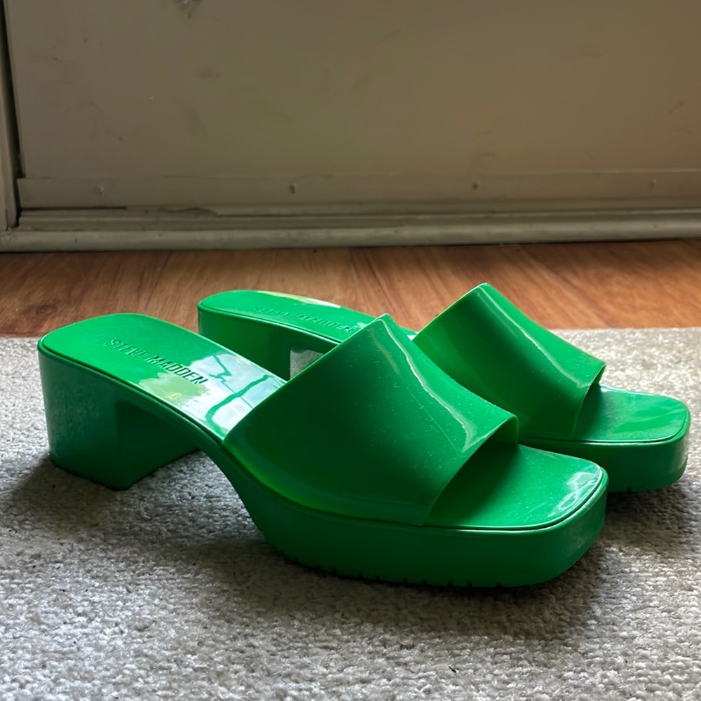 Green Steve Madden Sandals